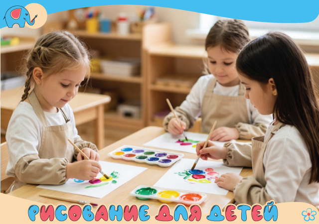 Цветной слон | Рисование для детей. Живопись, роспись. Солнечный город, английская миля.